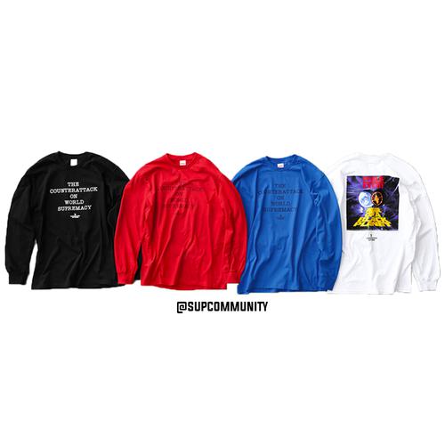 Supreme Supreme UNDERCOVER Public Enemy Counterattack L S Tee released during spring summer 18 season