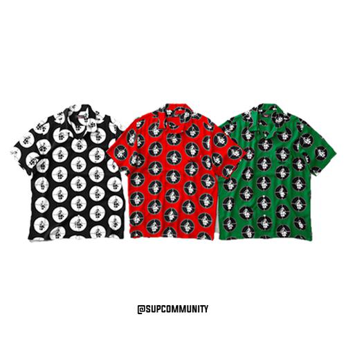 Details on Supreme UNDERCOVER Public Enemy Rayon Shirt from spring summer
                                            2018 (Price is $158)