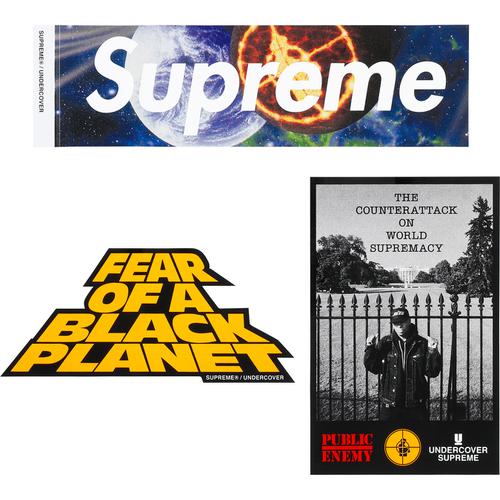 Supreme Public Enemy Collaboration Stickers for spring summer 18 season