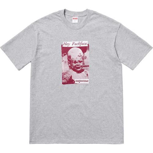 Supreme Fuck Face Tee released during spring summer 18 season