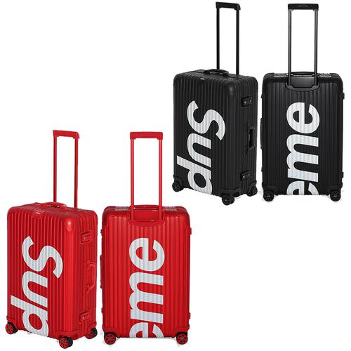 Details on Supreme RIMOWA Topas Multiwheel 82L from spring summer
                                            2018 (Price is $1800)