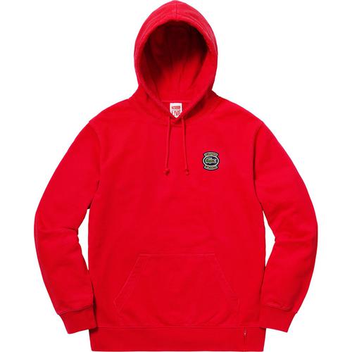 Details on Supreme LACOSTE Hooded Sweatshirt None from spring summer
                                                    2018 (Price is $148)