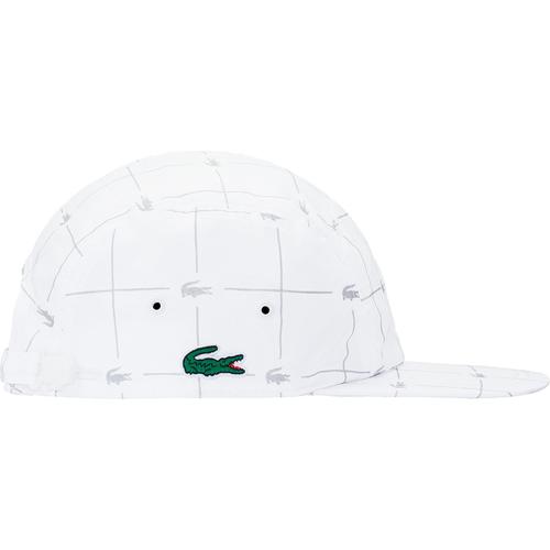 Details on Supreme LACOSTE Reflective Grid Nylon Camp Cap None from spring summer
                                                    2018 (Price is $58)