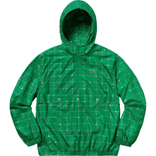 Details on Supreme LACOSTE Reflective Grid Nylon Anorak None from spring summer
                                                    2018 (Price is $208)