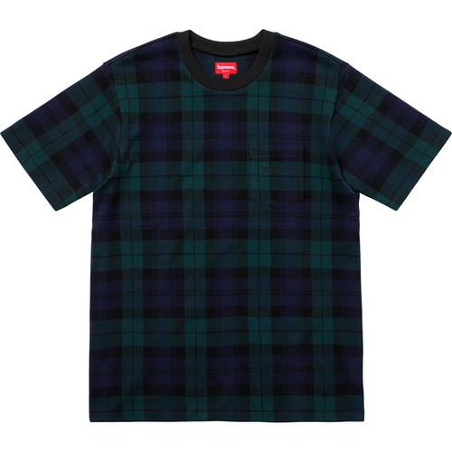 Details on Jacquard Tartan Plaid Pocket Tee None from spring summer
                                                    2018 (Price is $98)