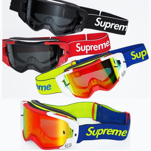 Details on Supreme Fox Racing VUE Goggles from spring summer
                                            2018 (Price is $148)