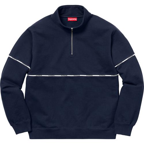 Details on Logo Piping Half Zip Sweatshirt None from spring summer
                                                    2018 (Price is $148)
