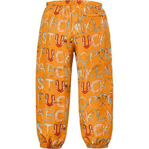 Alphabet Silk Pant - spring summer 2018 - Supreme