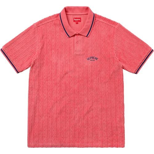 Details on Cable Knit Terry Polo None from spring summer
                                                    2018 (Price is $110)