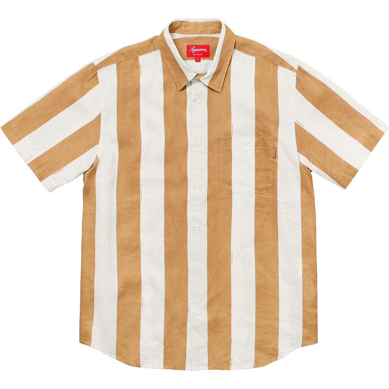 ステッカー Supreme - supreme wide stripe shirt Mサイズの通販 by mugi☆｜シュプリームならラクマ シャツ