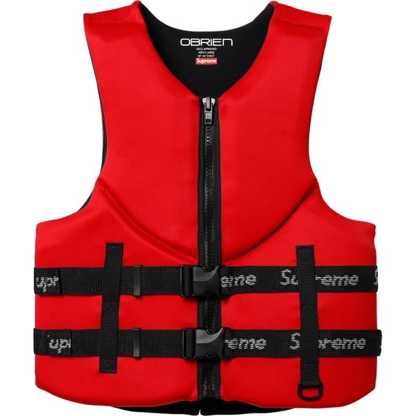 Details on Supreme O'Brien Life Vest None from spring summer
                                                    2018 (Price is $128)