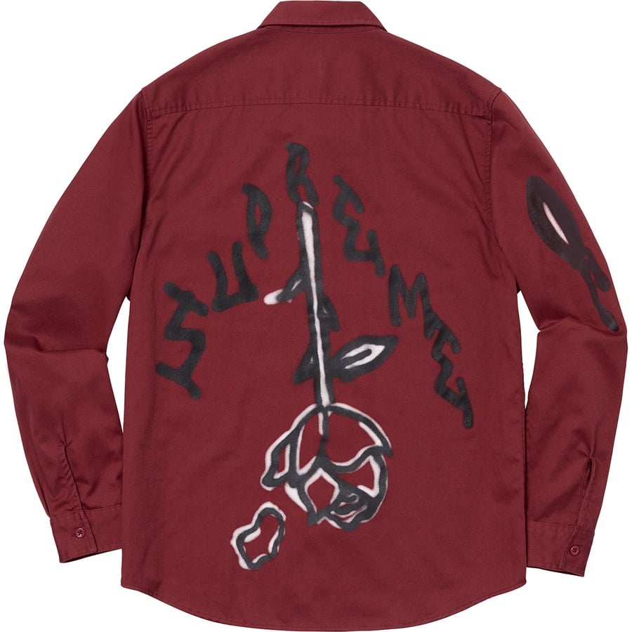 Details on Rose L S Work Shirt Dusty Red from fall winter
                                                    2018 (Price is $128)
