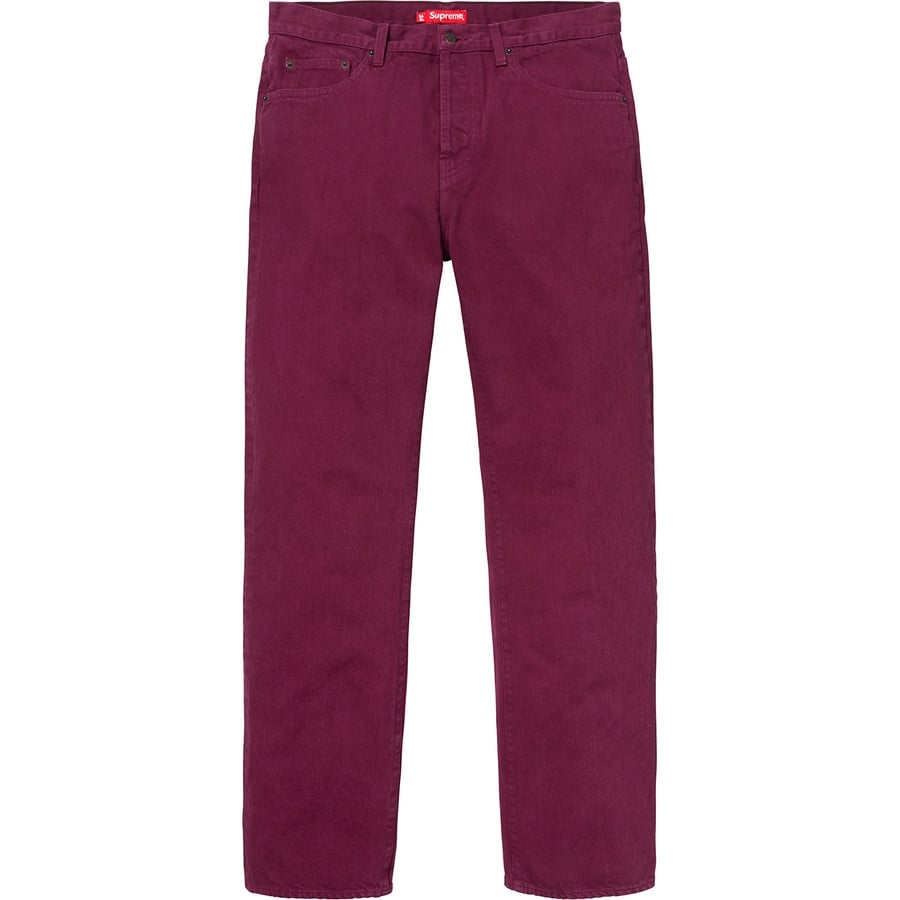 Details on Washed Regular Jean Washed Plum from fall winter
                                                    2018 (Price is $138)