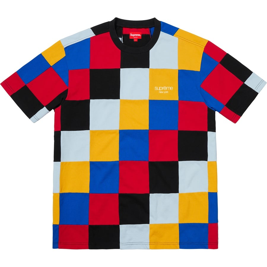 Details on Patchwork Pique Tee Red from fall winter
                                                    2018 (Price is $110)
