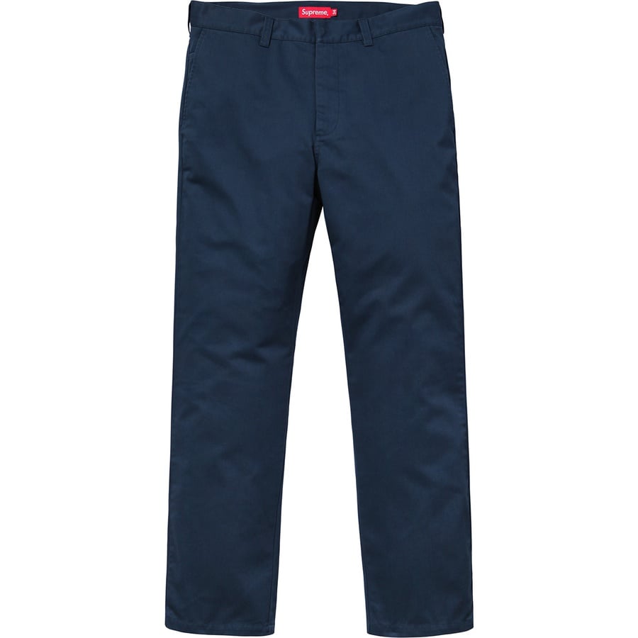 Details on Work Pant Navy from fall winter
                                                    2018 (Price is $118)