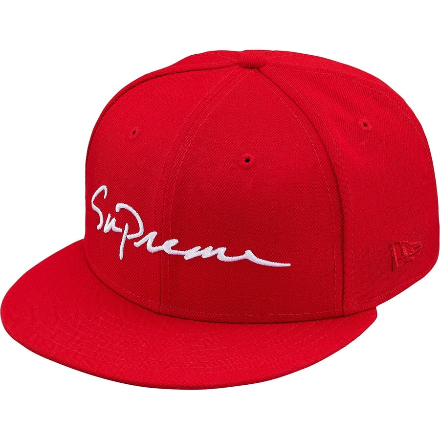Details on Classic Script New Era Red from fall winter
                                                    2018 (Price is $48)