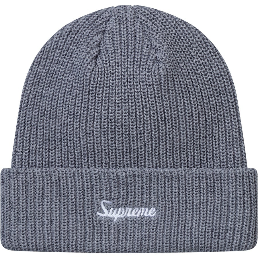 Details on Loose Gauge Beanie Slate Blue from fall winter
                                                    2018 (Price is $32)