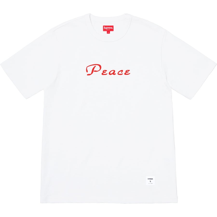 Details on Peace S S Top White from fall winter
                                                    2018 (Price is $78)
