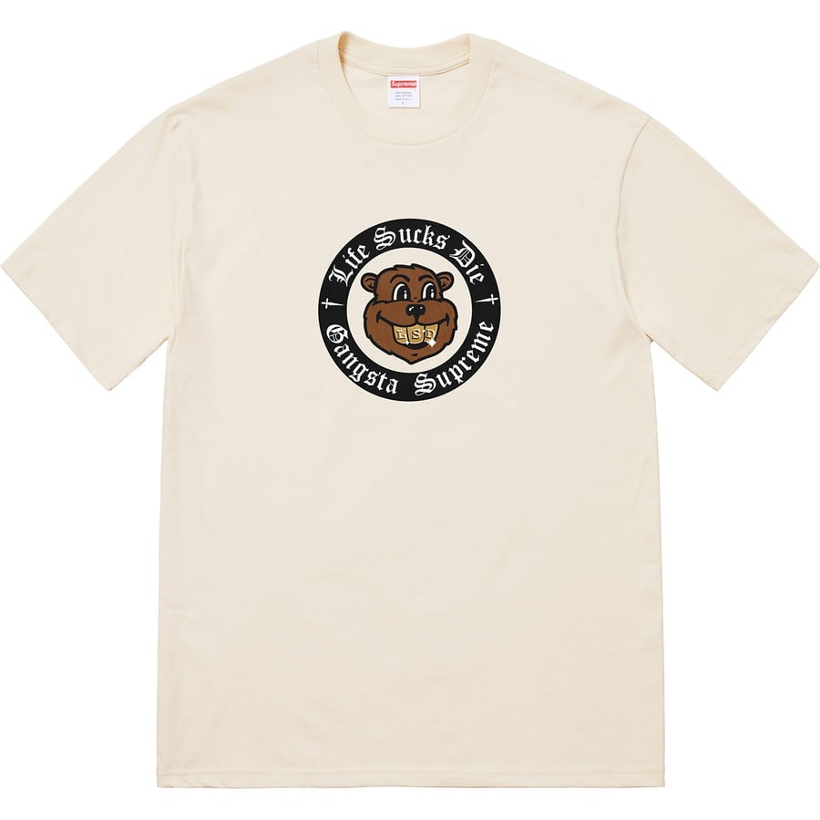 Details on Life Sucks Die Tee Natural from fall winter
                                                    2018 (Price is $36)