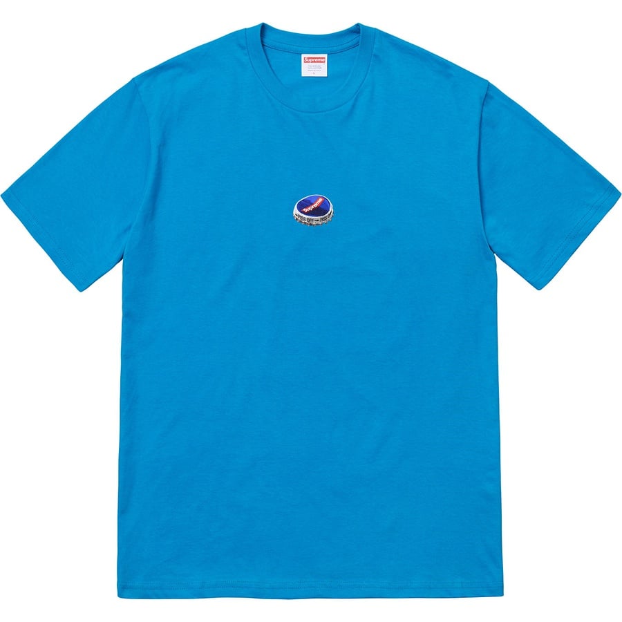 Details on Bottle Cap Tee Bright Blue from fall winter
                                                    2018 (Price is $36)