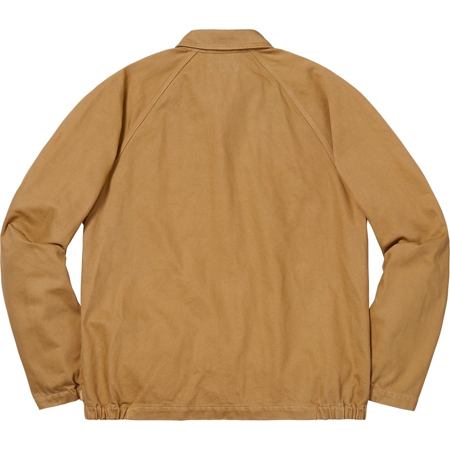 Details on Snap Front Twill Jacket Light Gold from fall winter
                                                    2018 (Price is $178)
