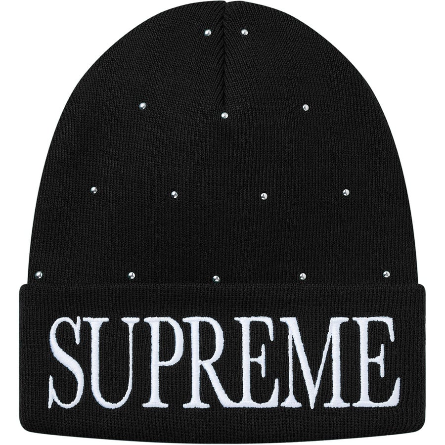 Details on Studded Beanie Black from fall winter
                                                    2018 (Price is $36)