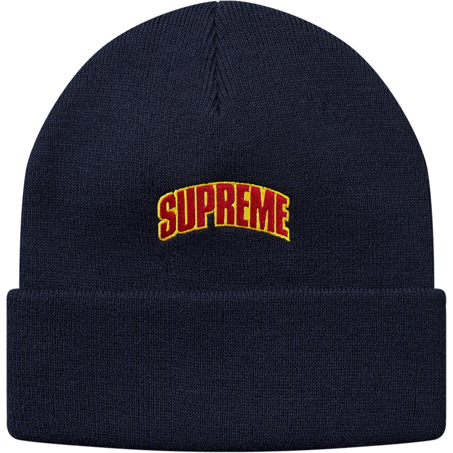 Details on Crown Logo Beanie Navy from fall winter
                                                    2018 (Price is $32)