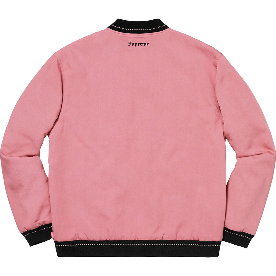 Details on Diamond Rayon Bomber Dusty Pink from fall winter
                                                    2018 (Price is $188)