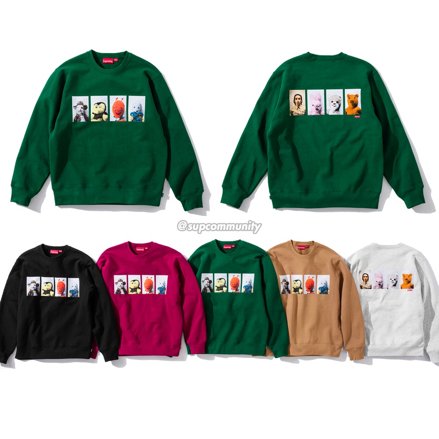 Details on Mike Kelley Supreme Ahh…Youth! Crewneck Sweatshirt from fall winter
                                            2018 (Price is $158)