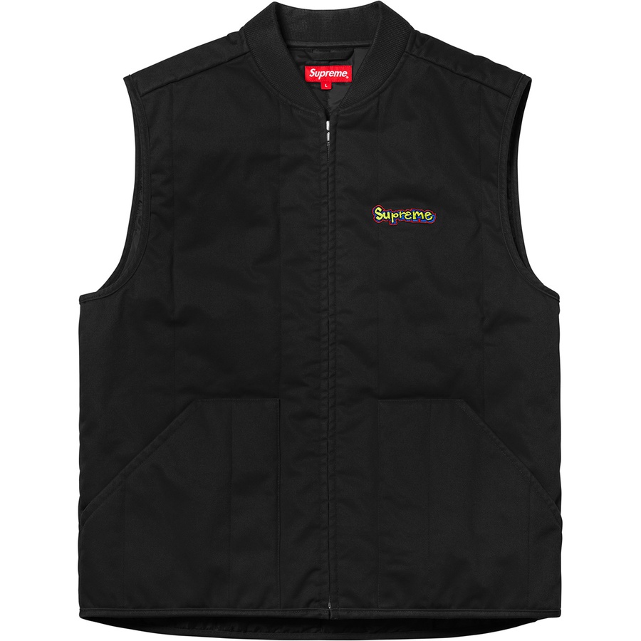 Details on Gonz Shop Vest Black from fall winter
                                                    2018 (Price is $148)