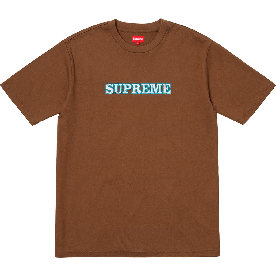 Details on Floral Logo Tee Brown from fall winter
                                                    2018 (Price is $78)