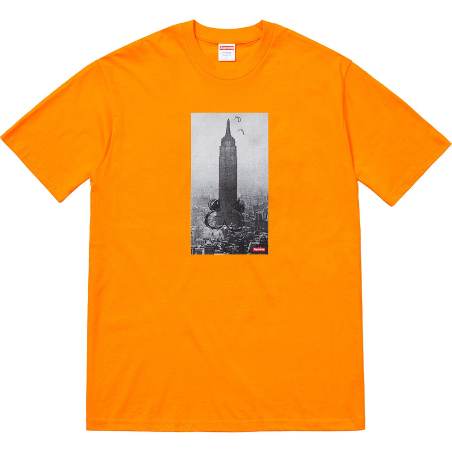 Details on Mike Kelley Supreme The Empire State Building Tee Bright Orange from fall winter
                                                    2018 (Price is $48)