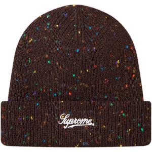 supreme colored speckle beanie