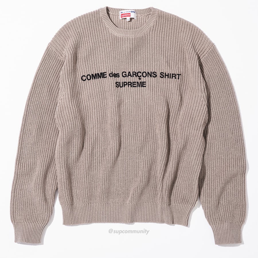 Details on Supreme Comme des Garçons SHIRT Sweater None from fall winter
                                                    2018 (Price is $188)