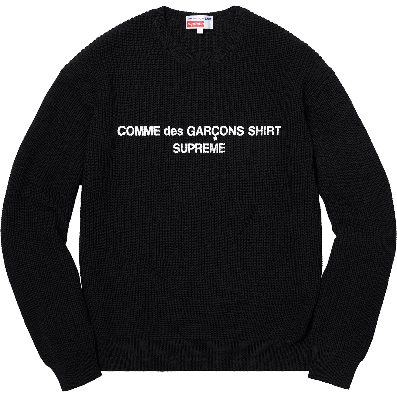 Supreme Comme Des Garcons SHIRT Box Logo Hooded Sweatshirt Small