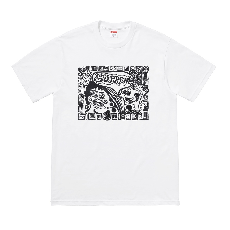 Supreme Faces Tee released during fall winter 18 season