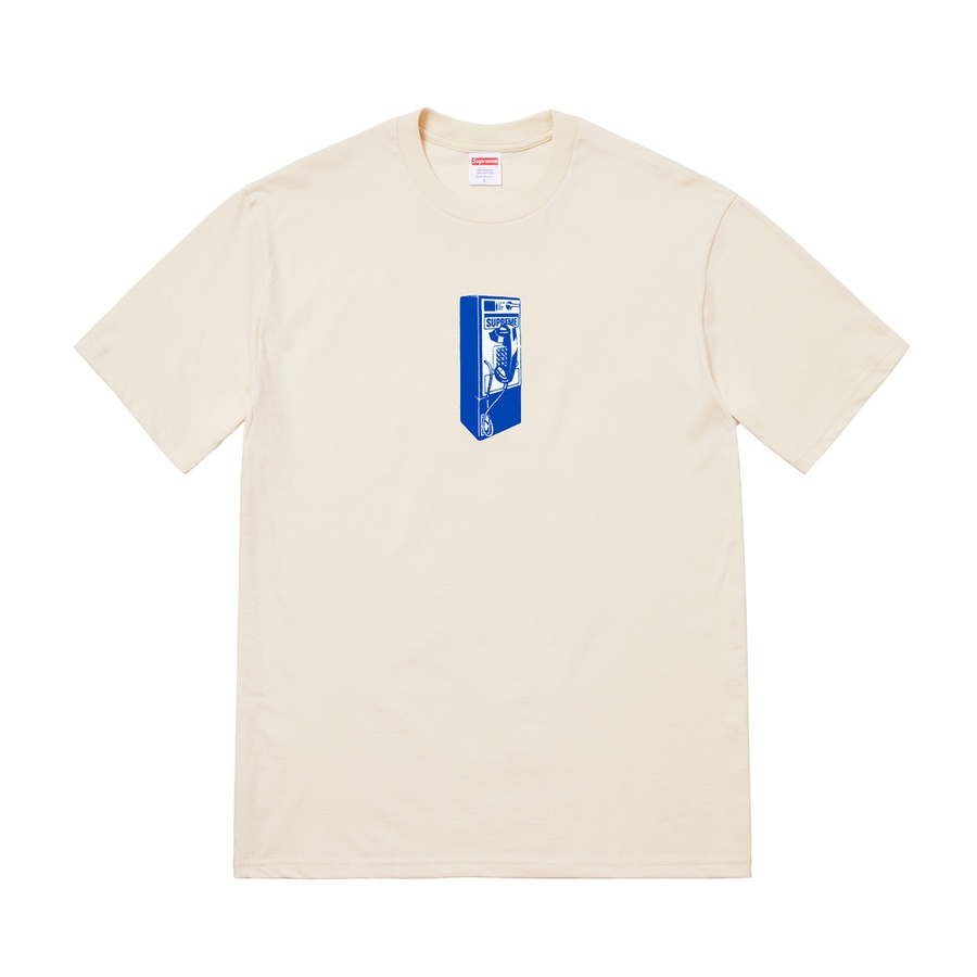Supreme Payphone Tee released during fall winter 18 season