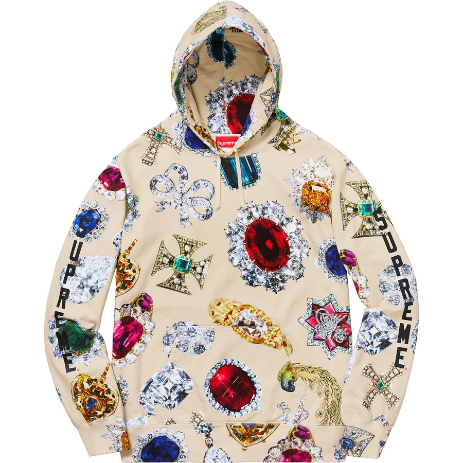 Details on Jewels Hooded Sweatshirt Cream from fall winter
                                                    2018 (Price is $178)