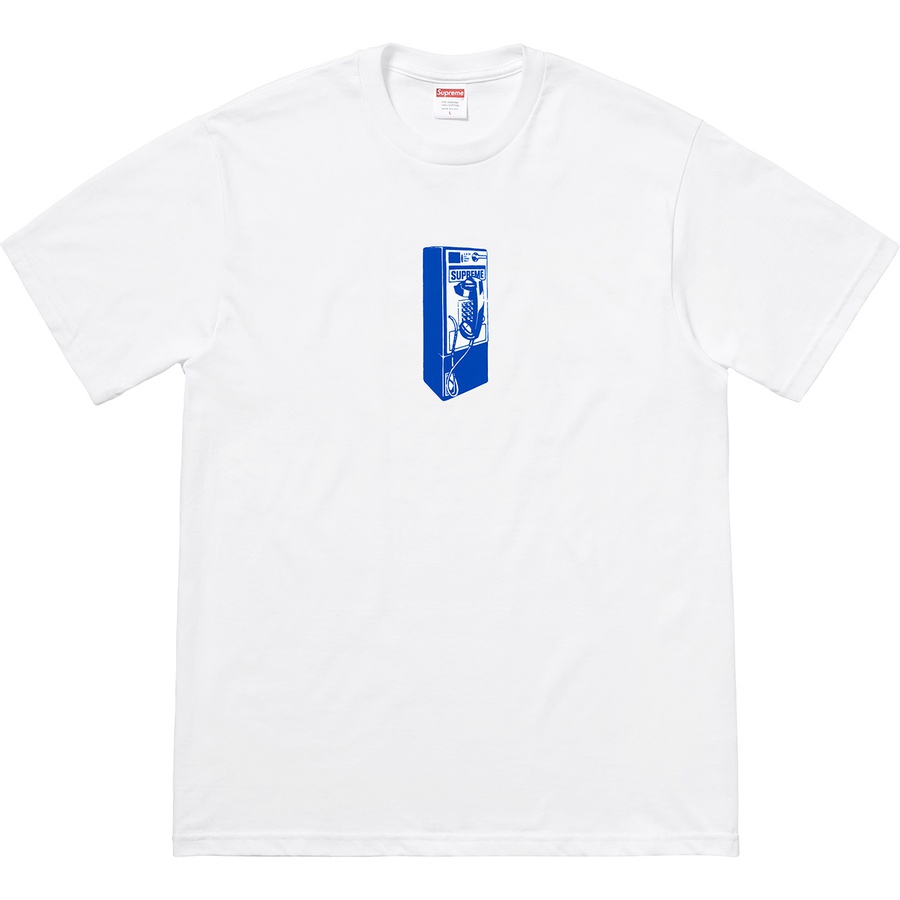 Details on Payphone Tee White from fall winter
                                                    2018 (Price is $36)