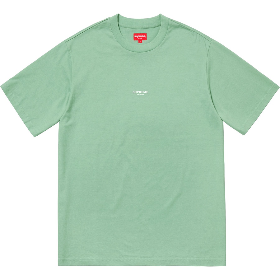 Details on First & Best Tee Light Green from fall winter
                                                    2018 (Price is $60)