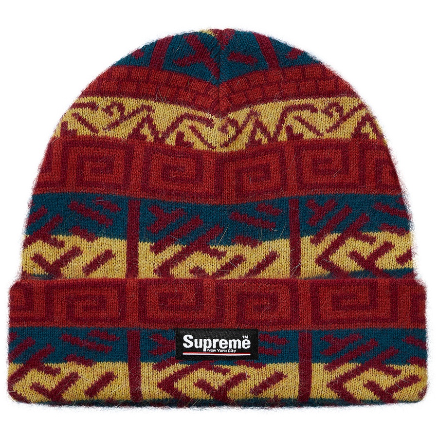 Details on Brushed Pattern Beanie Navy from fall winter
                                                    2018 (Price is $36)