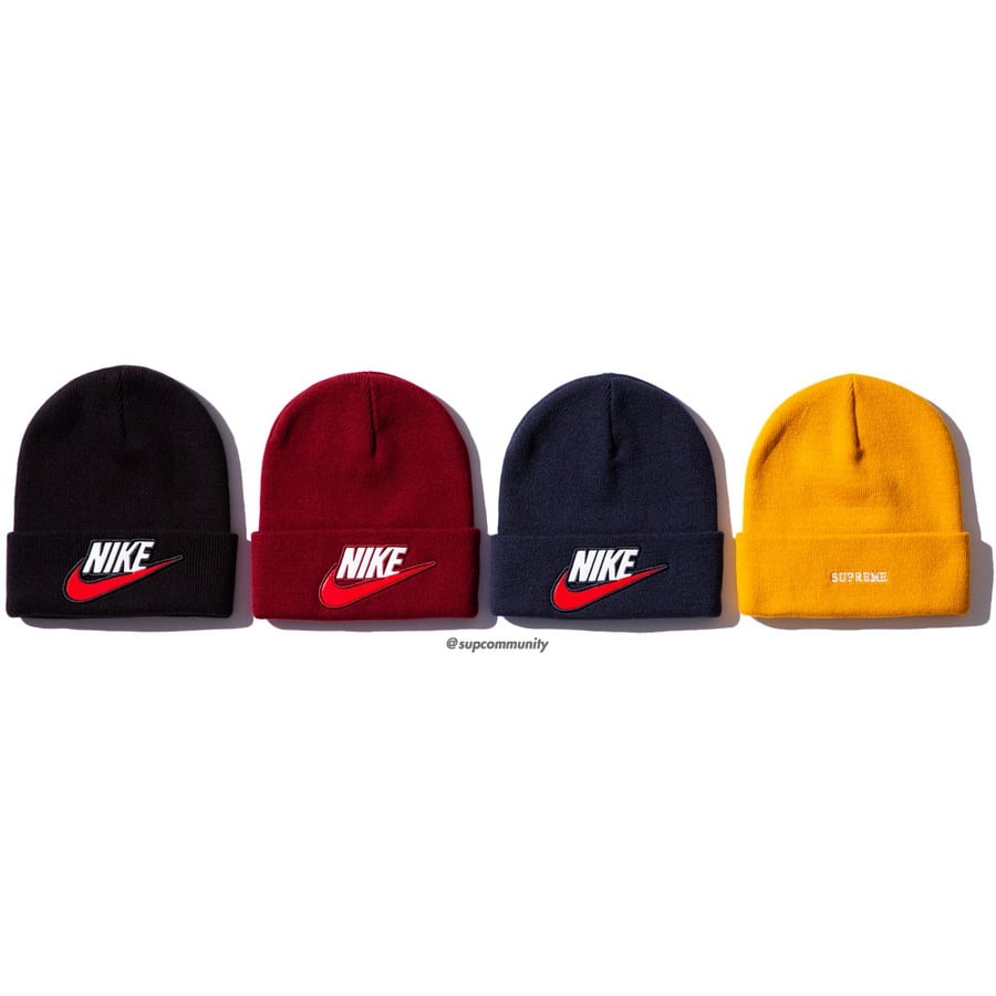 Details on Supreme Nike Beanie from fall winter
                                            2018 (Price is $38)
