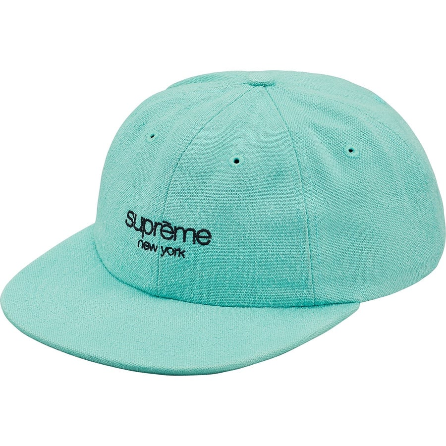Details on Napped Canvas Classic Logo 6-Panel Dusty Teal from fall winter
                                                    2018 (Price is $48)