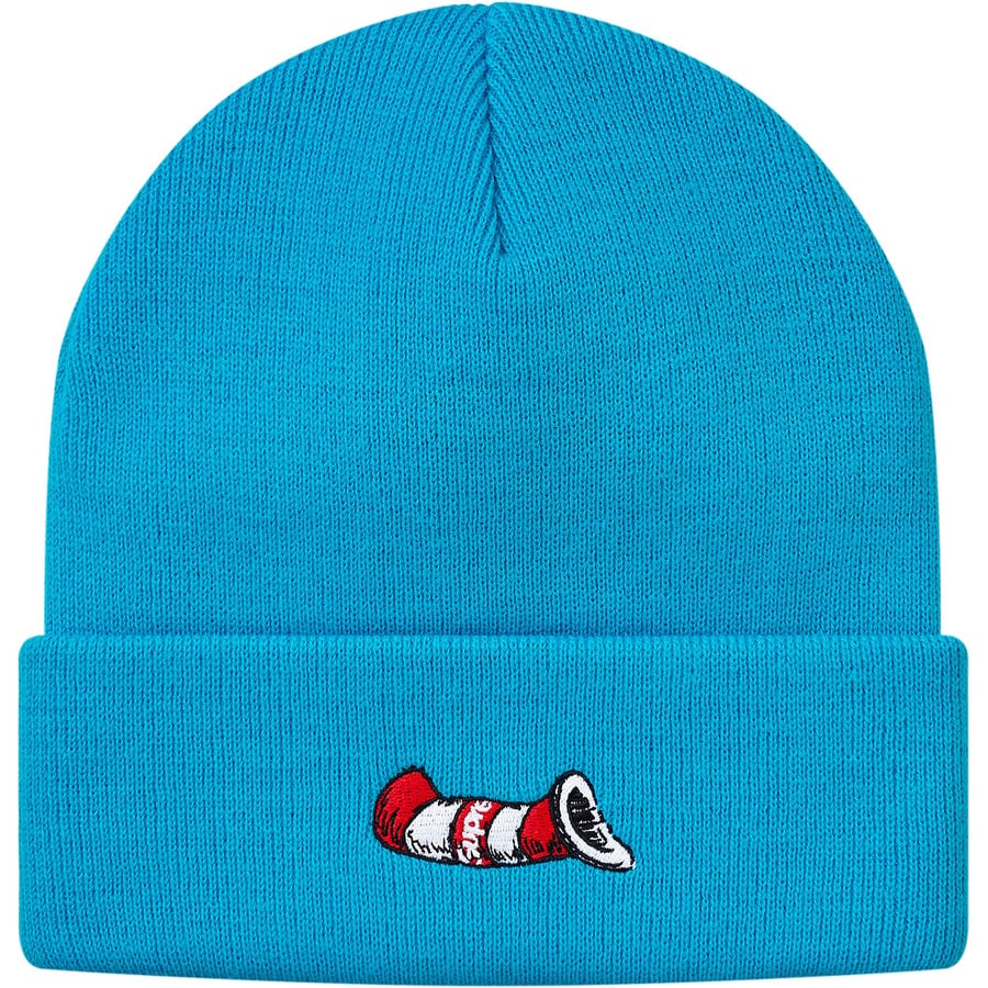 Details on Cat in the Hat Beanie Blue from fall winter
                                                    2018 (Price is $36)