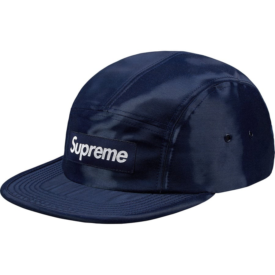 Details on Liquid Silk Camp Cap Navy from fall winter
                                                    2018 (Price is $54)