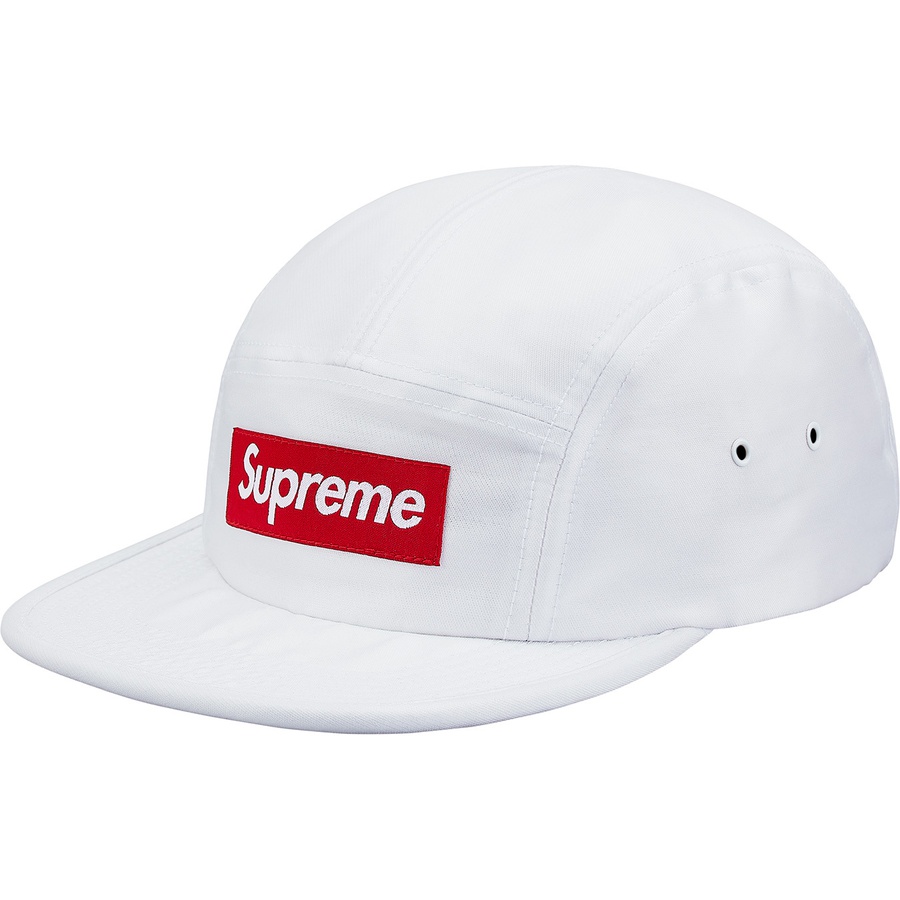 Details on Liquid Silk Camp Cap White from fall winter
                                                    2018 (Price is $54)