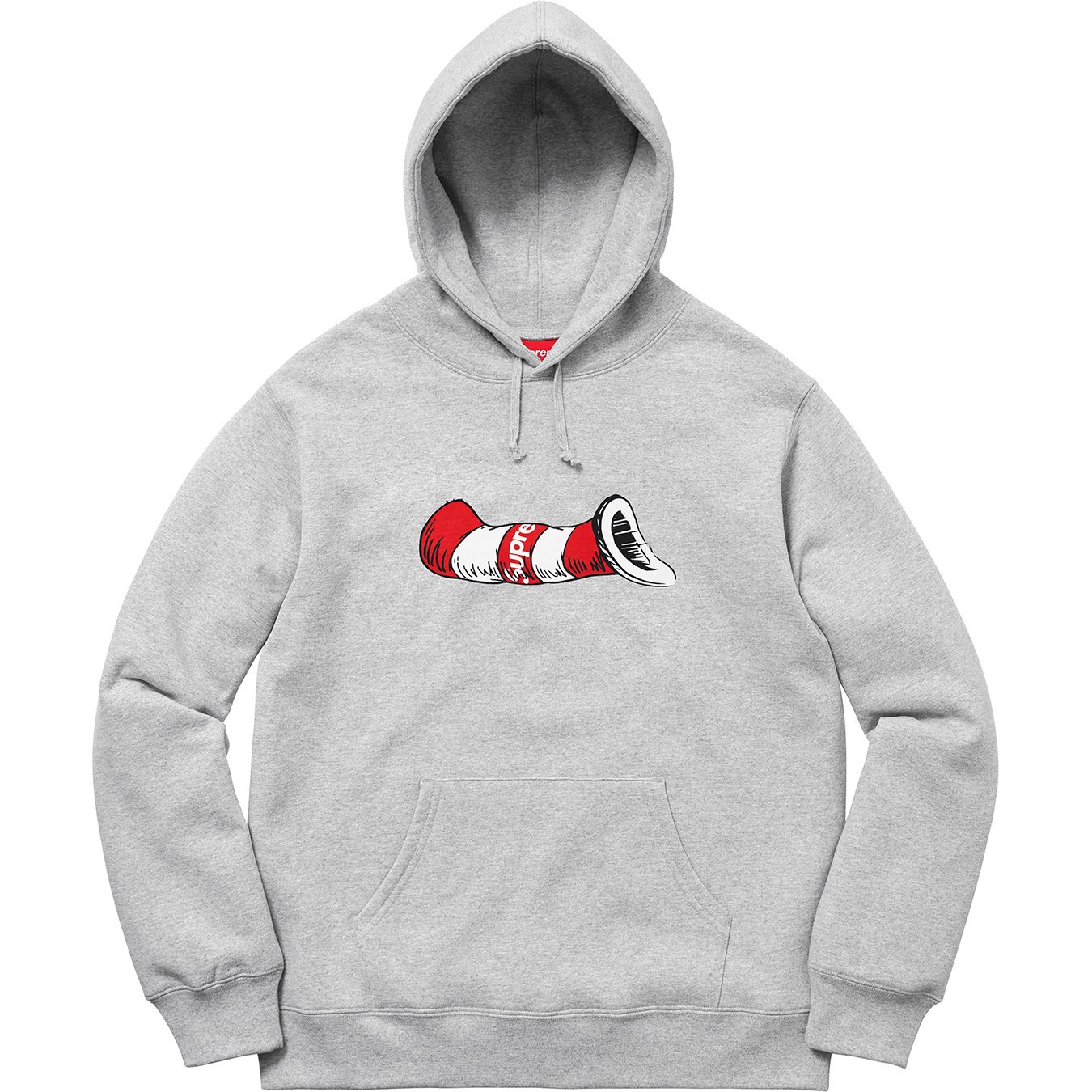 Cat in the Hat Hooded Sweat
Heather Gray