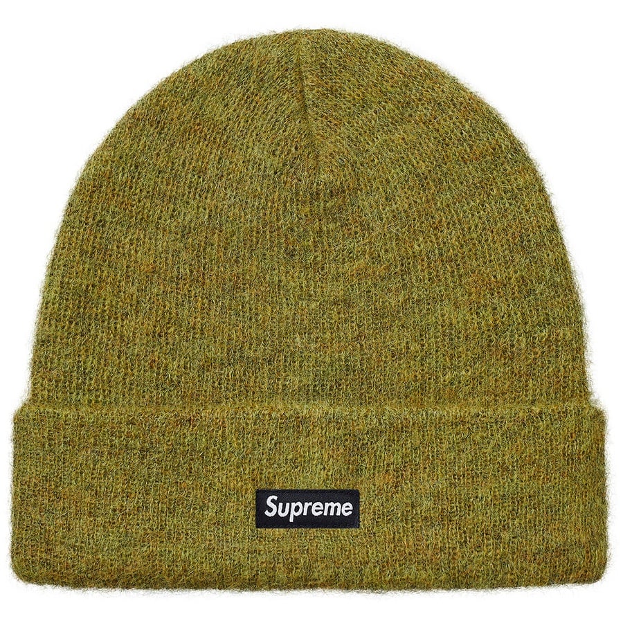 Details on Mohair Beanie Olive from fall winter
                                                    2018 (Price is $40)
