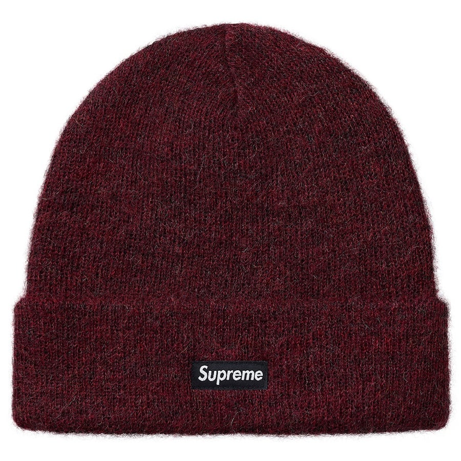 Details on Mohair Beanie Burgundy from fall winter
                                                    2018 (Price is $40)