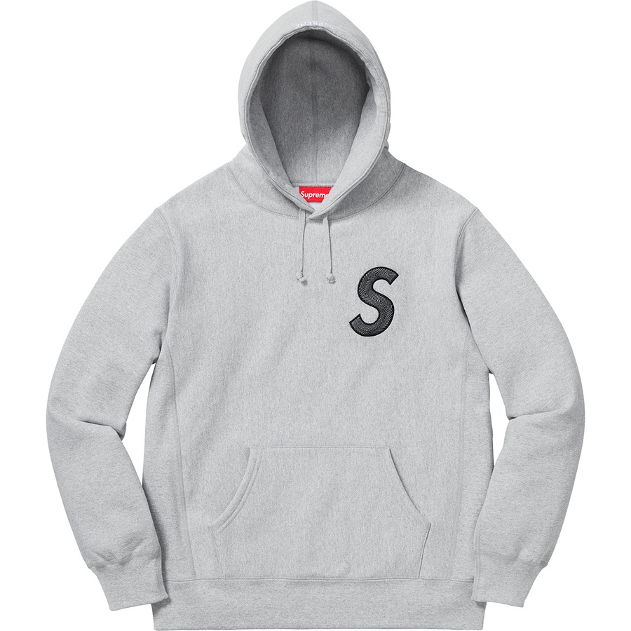 Details on S Logo Hooded Sweatshirt Heather Grey from fall winter
                                                    2018 (Price is $168)